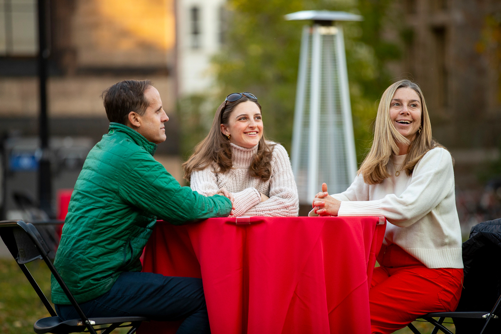 Sellers family on the College Green