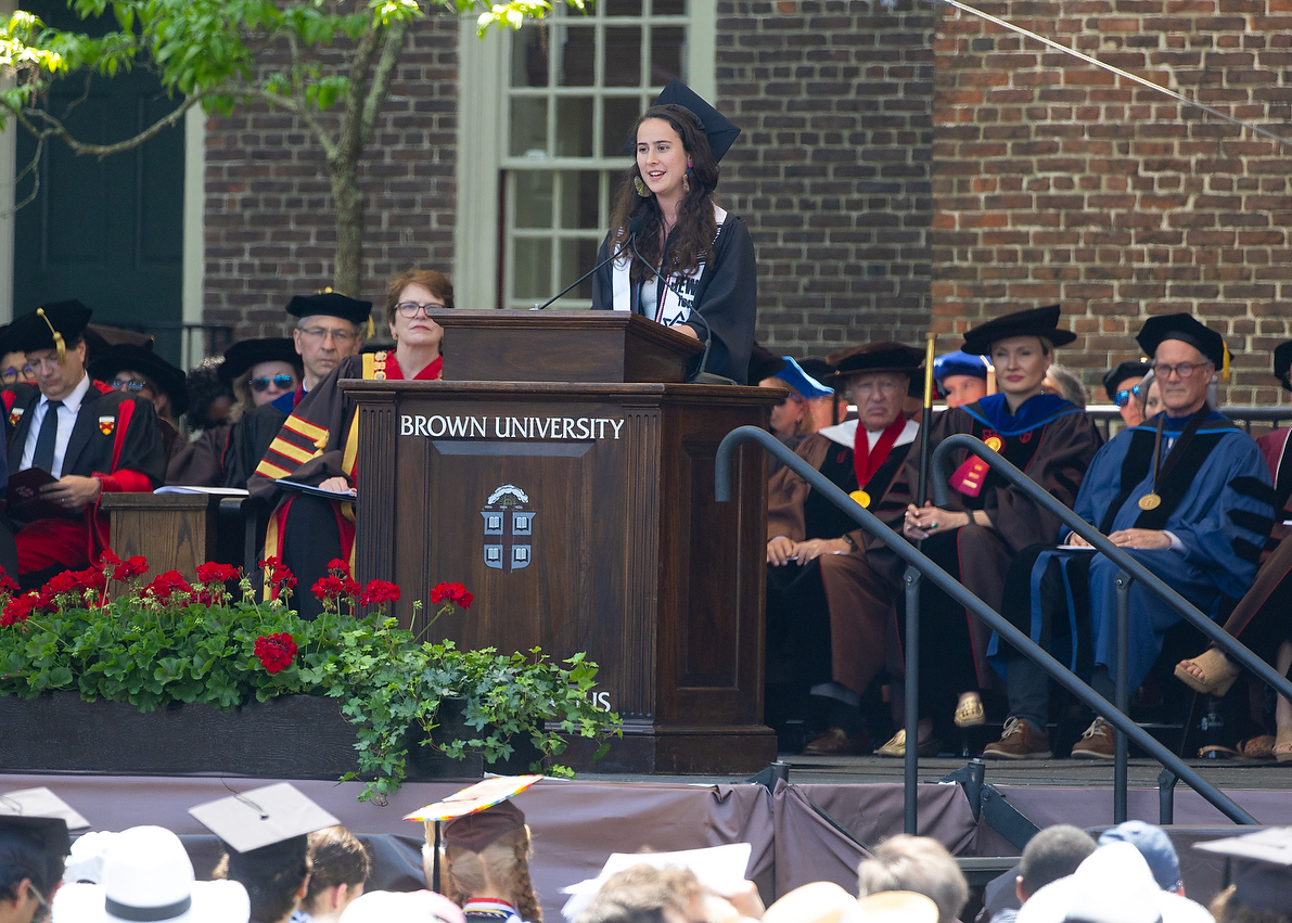 Senior orator Marielle Buxbaum