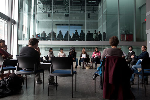 Richard Fishman leading a class