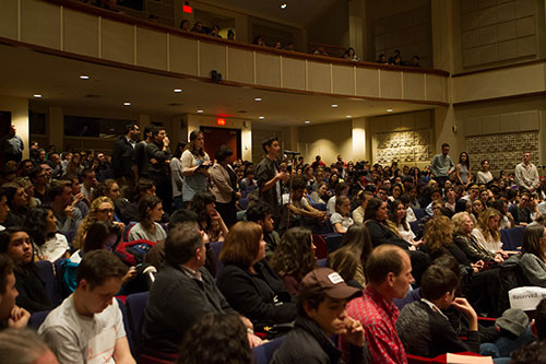 Audience members