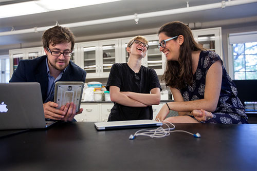 Group of students laughing