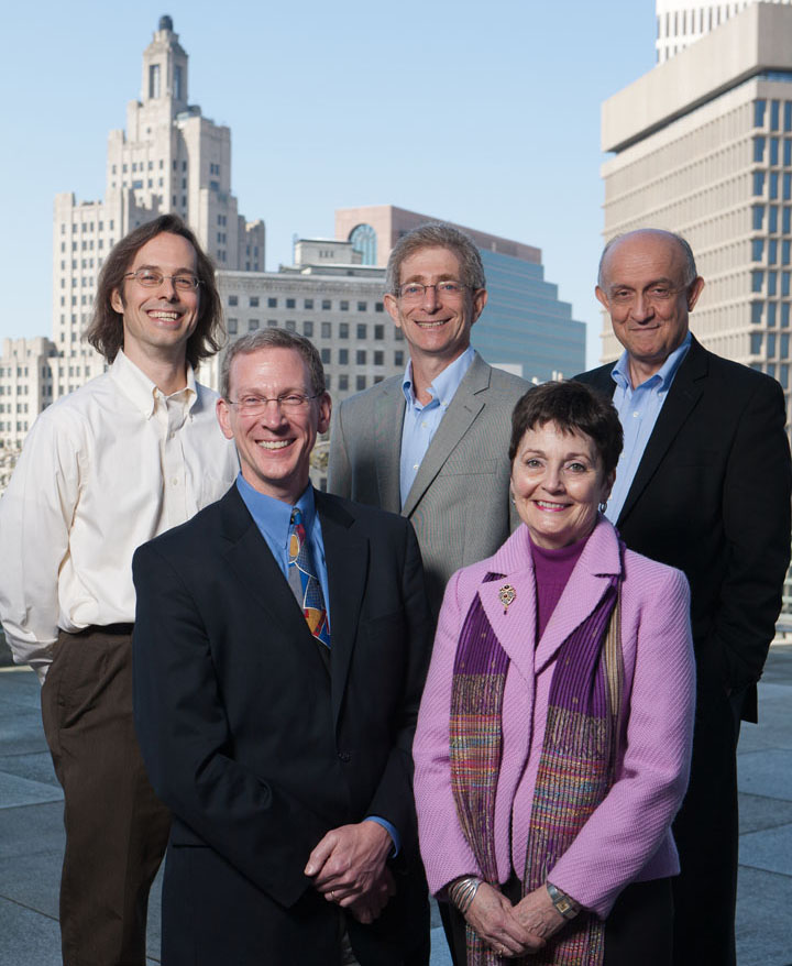 Terrie Fox Wetle, Chris Kahler, Ira Wilson, Stephen Buka and Costantine Gatsonis