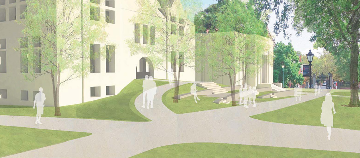 Friedman Hall building rendering