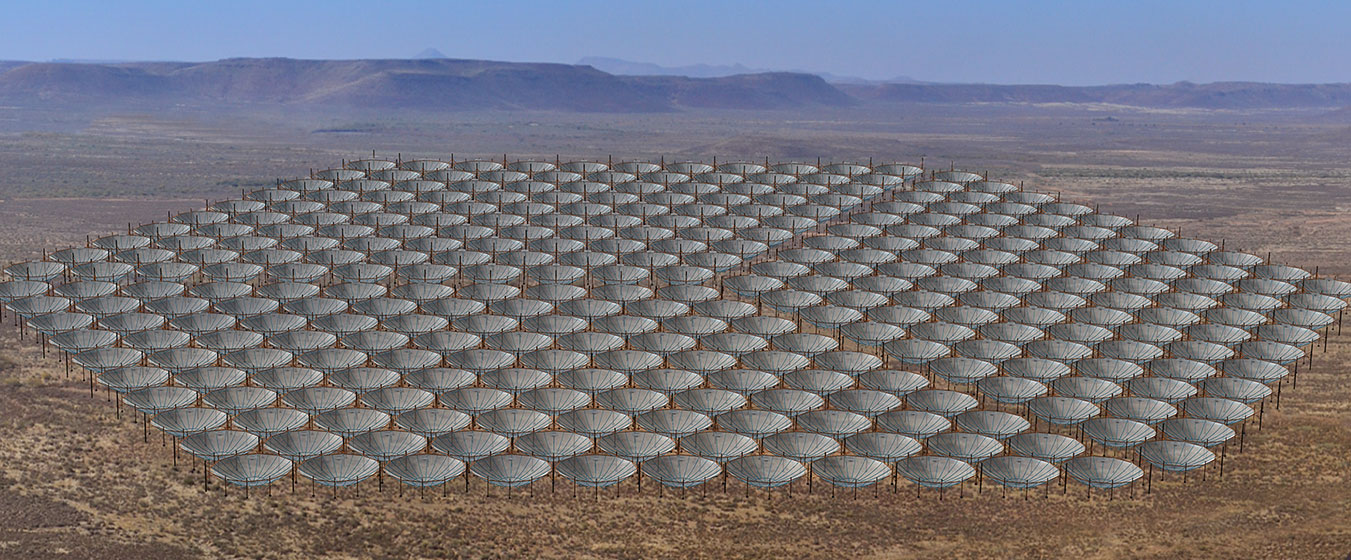 Rendering of telescope array