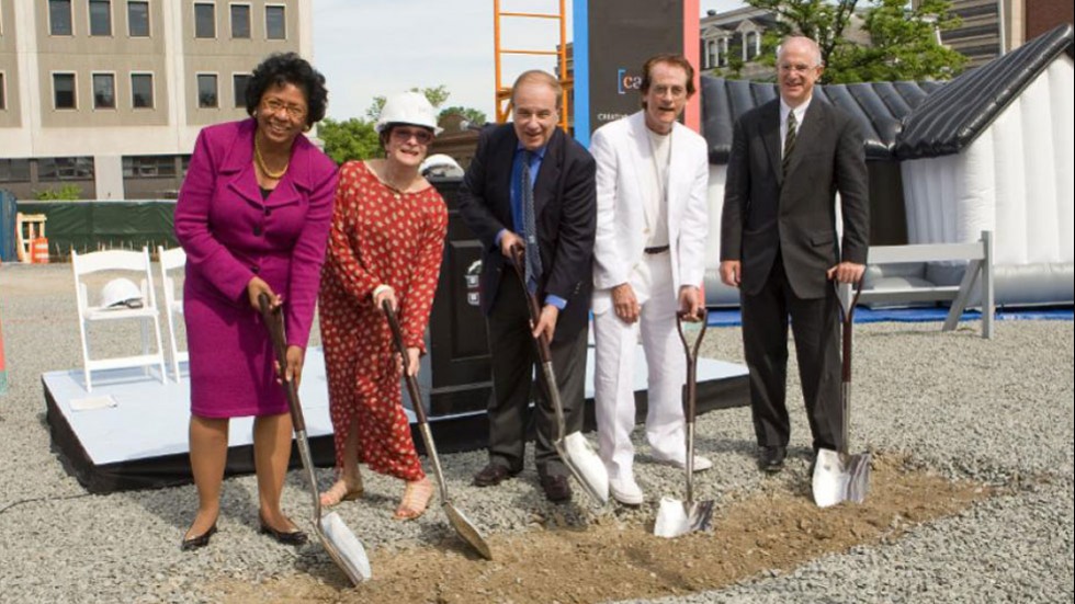 Groundbreaking ceremony for the Granoff Center