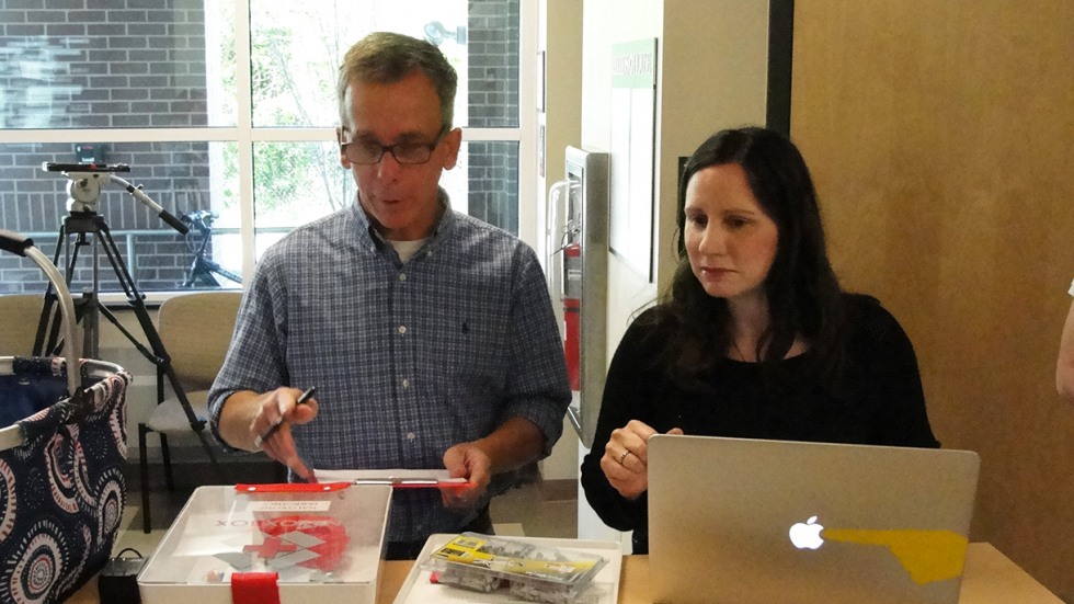 Dr. Geoff Capraro and Claudia Rébola