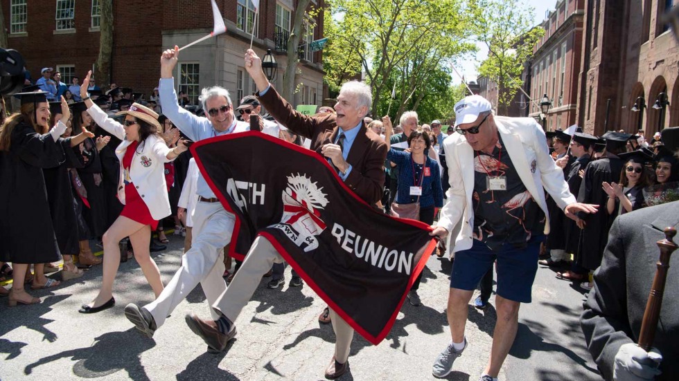 Alumni in procession