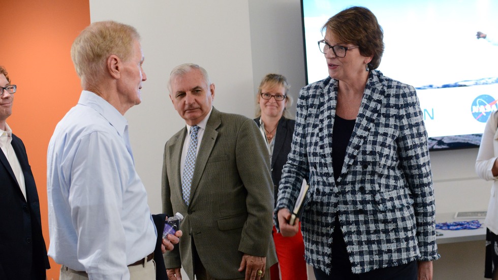 Bill Nelson and President Paxson