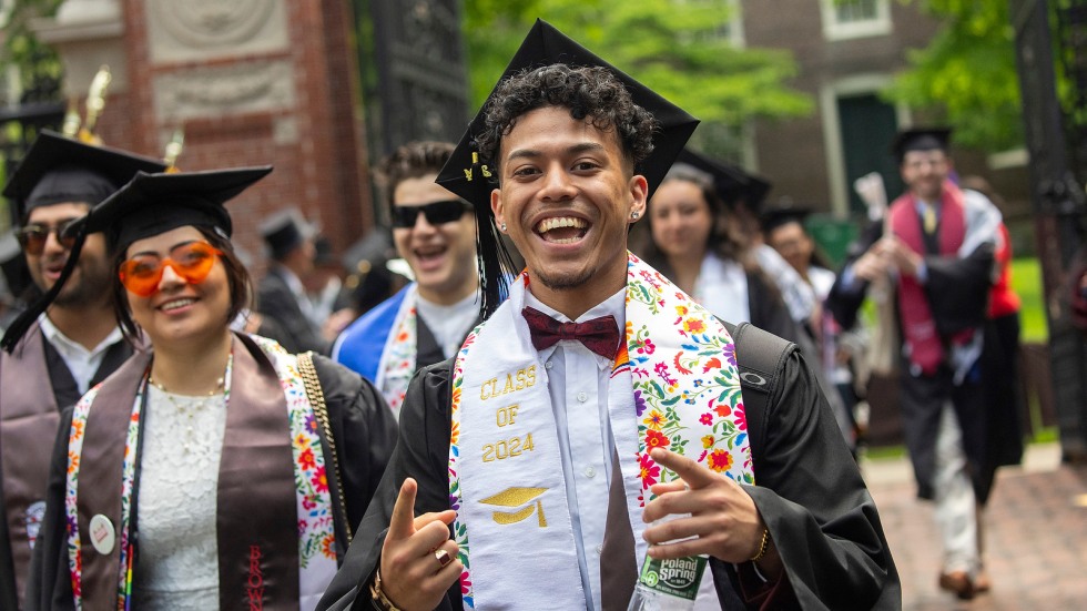 Smiling student