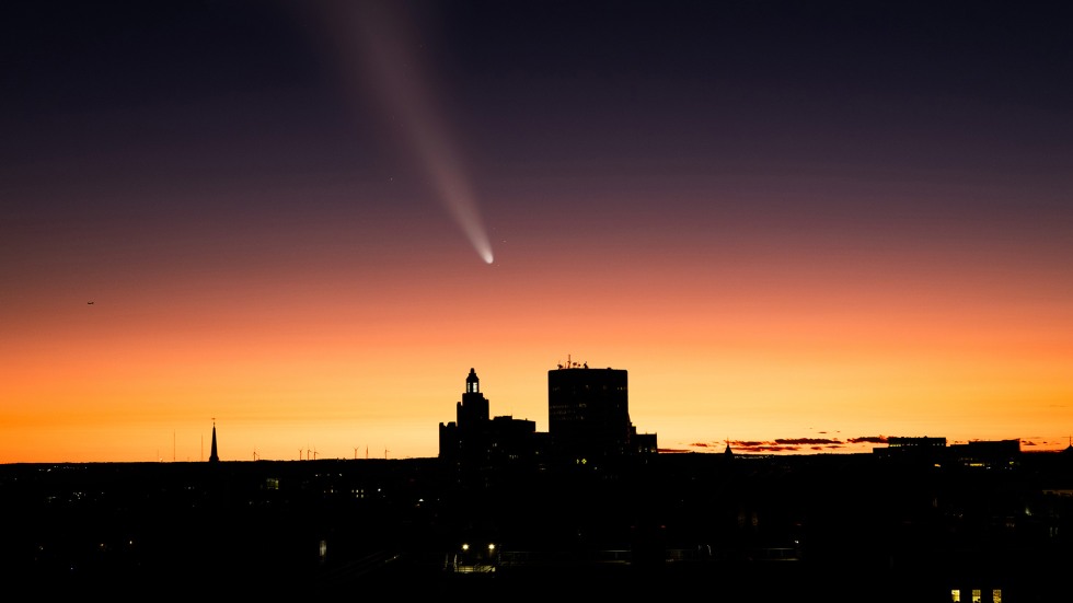 A3 comet over Providence